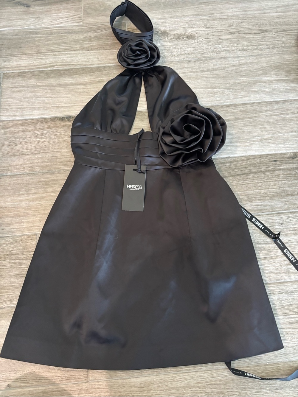 NWT Heiress beverly hills black mini dress